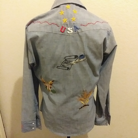 SOLD Sears Vintage USA Western Shirt - Picture 2 of 8